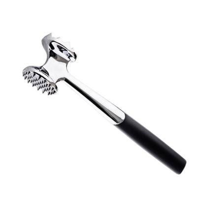 China Professional Kitchen Zinc Alloy Two Sided Chicken Beef Hammer Meat Tenderizer for sale