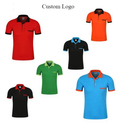 China Wholesale High Quality Promotional Loose 100% Polyester Custom Customized Blank Polo Shirts Breathable Gift For Men Golf Sport for sale