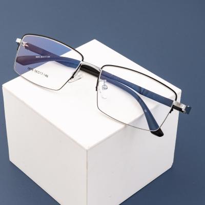 China For Reading Glass Factory Price Metal Optical Frames Colorful Blue Light Blocking Monocle For Businessman for sale