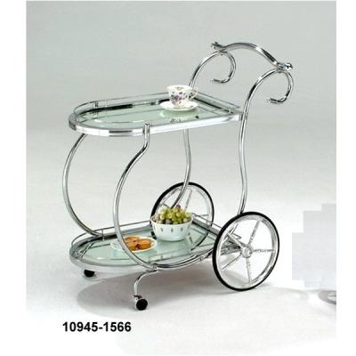 China Hotel Trolley Luxury Steel Tea Cart 10945-1566C for sale