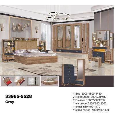 China Traditional luxury bedroom 33965-5528-GY for sale