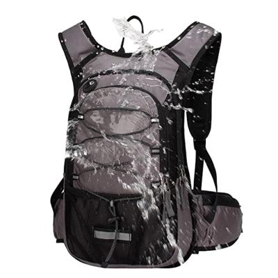 China Waterproof Hydration Backpack Trekking Water Bag With 2L Bladder Hydration Outdoor Cycling Backpack for sale