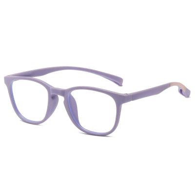 China For Reading Glasses 1672 Children New Spectacle Quality Eyeglass Frame Light Blue Light Proof Silicone Guaranteed Clear Glasses for sale