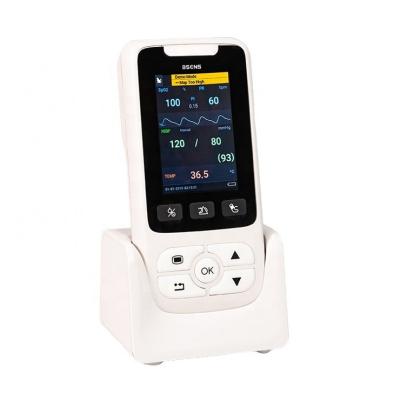 China 3.5 Inch High Quality Display Veterinary Multiparameter Handheld Monitor Small And Medium Size Animal Vital Signs With NIBP for sale