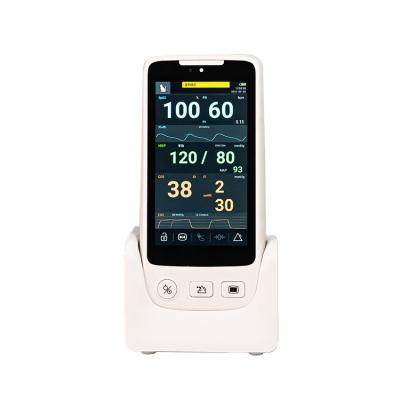 China Cheap Price Small and Medium Size Animal MONITOR Veterinary Handheld Vital Signs Monitor with 5 Inch Touch Screen for sale