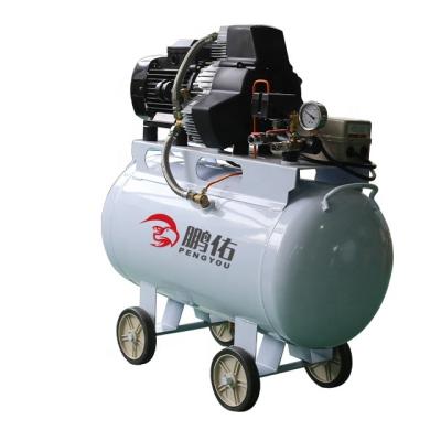 China Cheap Price 3HP 100L Piston Air Compressor AC Oil Free Heavy Duty Oil Free Air Compressor for sale