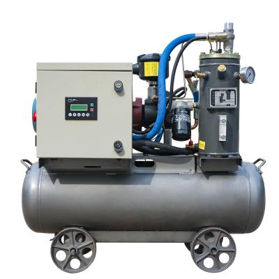 China Quietest small size portable rotary screw 3KW4HP air compressor lubricated for garage for sale