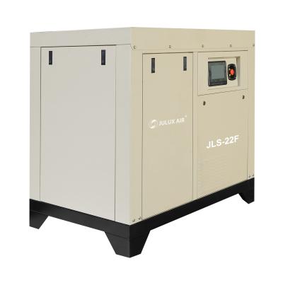 China Factory Price Lubricated 15KW 30 HP 3 Stage 8 Bar 120 CFM Twin Screw Rotary Air Compressor for sale