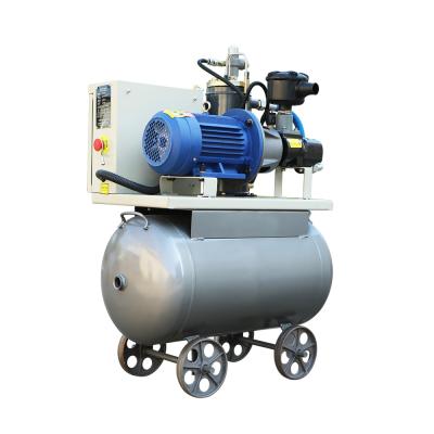 China Lubricated Digital Electric Portable Screw Car Mobile Rotary Screw Air Compressor For Spray Painting for sale