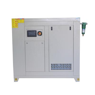 China Lubricated 22KW 30HP 10Mpa 150 PSI 110 CFM Heavy Duty Screw Air Compressors With Dryer And Tank for sale