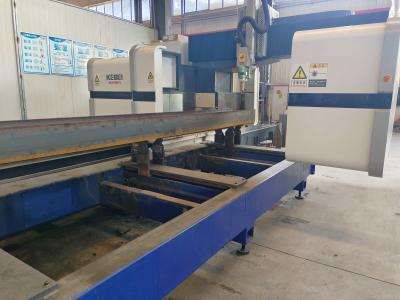 China 12kw 30kw H Beam Metal Plate Laser Cutting Machine For Metal Steel for sale