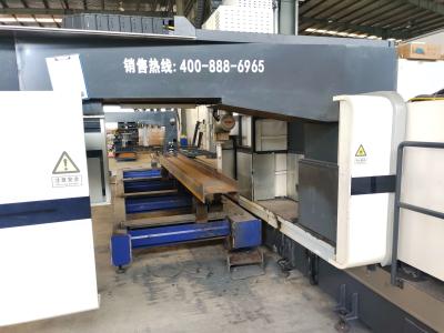 China H-Beam Struktural Stahlfaser Laserschneidemaschine 3000w zu verkaufen