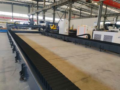 China High Power Ground Track Fiber Laser Cutter 20000W For Plate Steel Metal for sale