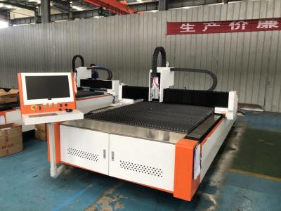 China Speed Fiber Laser Metal Cutting with Single Table Laser Cutting Machine and Repeat Positioning Accuracy ±0.02mm for sale