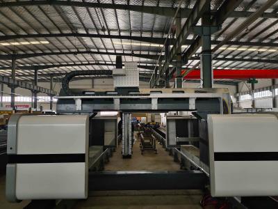 China Máquina de corte de acero con viga H con láser de fibra de baranda CNC de gran formato en venta