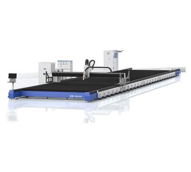 China Floor Rail Laser Cutting Machine Water Cooling 380V/50Hz IP54 for sale