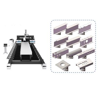 China Grote formaat CNC-Gantry-vezel Laser metalen H-balk staal snijmachine Veilig en efficiënt Te koop