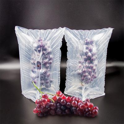 China Transport Packaging Protective Fast Delivery Nylon Protective Film Filled Air Capsule Packaging Bag For Grape for sale