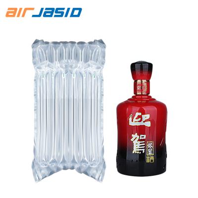 China PE+PA Wholesale 8 Column Liquor Air Column Bubble Bag Inflatable Bubble Bag (Nylon) Manufacturer Shockproof Bubble Film Express Package for sale