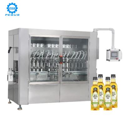 China Food Glass Bottle Mini Olive Oil Filling Sealing Machine Price for sale