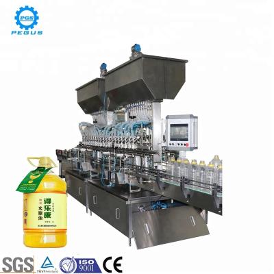 China Small Capacity Food Soybean Oil Filling Project For Glass Bottle Oil Filling And Capping Machine for sale