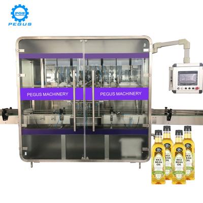 China Food Servo Motor Palm Oil Packing Production Line For PET Bottle Oil Filling And Capping Machine From China for sale