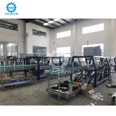 China Food PE Shrink Film Packaging Machine With Carton Tray For Cocos Cola Bottles for sale