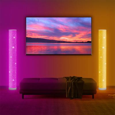 China Modern 2 Pack RGB LED Ambient Light With Remote Control Color Changing For Living Room Bedroom 41