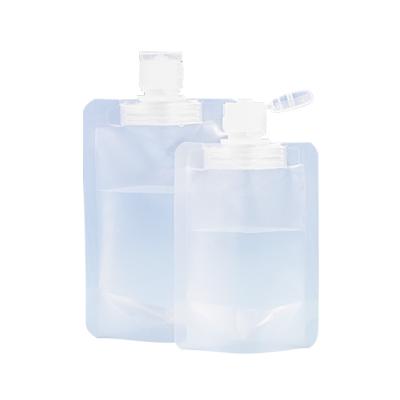 China In Stock 30ML 50ML 100ML 1L 2L 3L Spout Bag Food Flip Spray Spout Bag Packaging Bag for sale