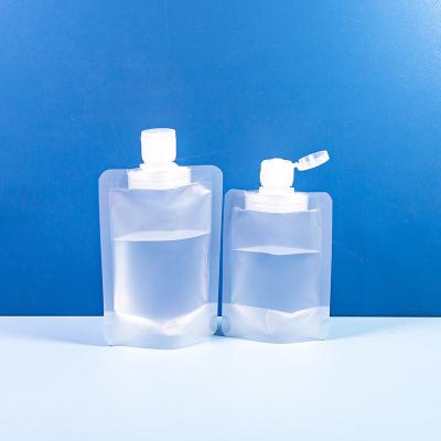 China 30 50 100 ml Spout Bag Shower Gel Shampoo Flip Spout Bag Cosmetische lotion Reisverpakkingszak Te koop