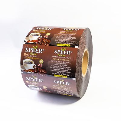 China Koffie automatische verpakkingsrol film Mylar aluminium folie film Te koop