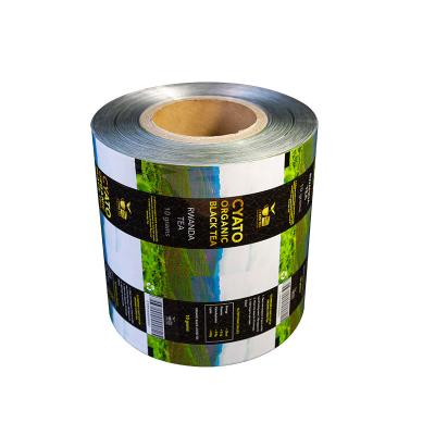 China Food Grade Laminated Aluminium Foil Roll Film Ideal For Snack And Meal Packaging for sale