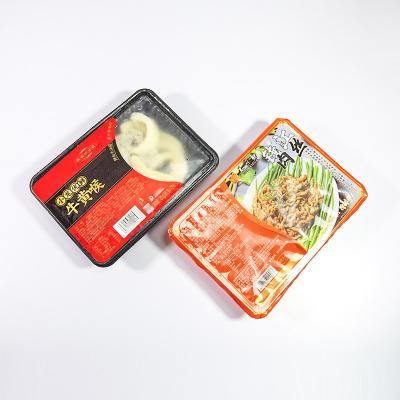 China Plastic Tray Sealing Film Pe Pp Pet Peelable Cooked Food Sealing Film Te koop