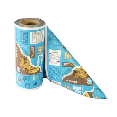 China Mylar Aluminium Foil Pet Roll Film voor automatische verpakking van koekjes Te koop