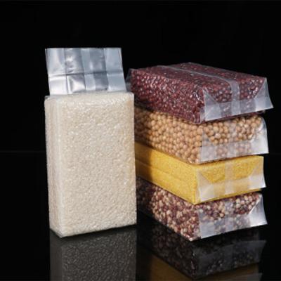 China Doorzichtige Plastic Vacuum Pack Bags Voedsel Vacuum Packing Bag Rice Brick Bags GRS BRC Te koop