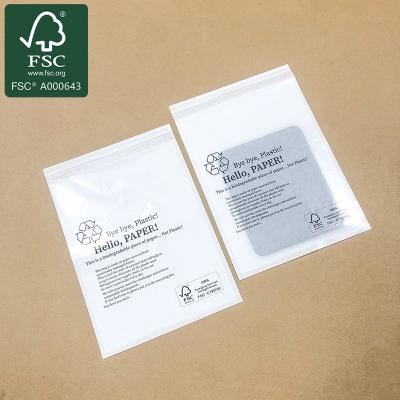 China Custom Translucent Eco Friendly Logo Printed Paper bags en venta