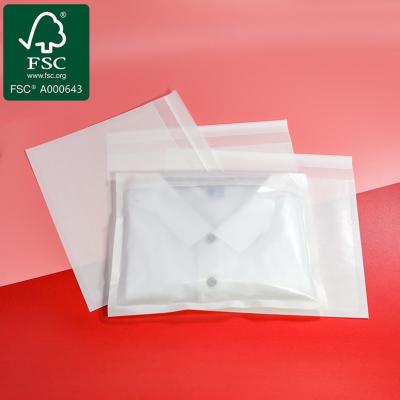 China Bolsas de papel biodegradables para camisetas con buena o semi-transparencia en venta