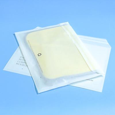 Cina Customized Frosted Glassine Paper Bags With Punched Holes Apparel Packaging in vendita