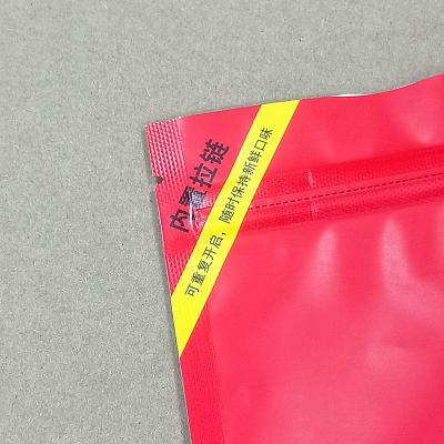 Chine Sac durable à fermeture à glissière facile à déchirer, assurant un stockage de nourriture de qualité à vendre