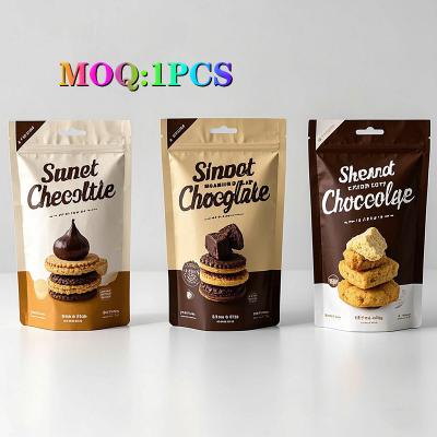 Китай Custom Printed Seal Packaging Bags Plastic Packing Bags With Window For Sweet Cookie Candy Snacks Packing продается