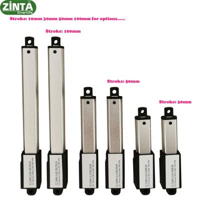 China Zinta BOAT Smart-life 50mm mini 12v 24v stroke linear actuator for window opener 12v electric linear actuator for sale