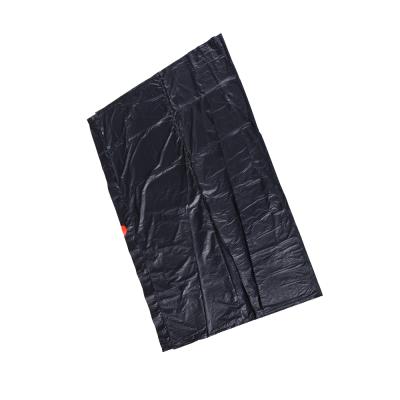 China Recyclable Polythene Garbage Bag Tie Handle Garbage Bag Plastic Garbage Bags for sale