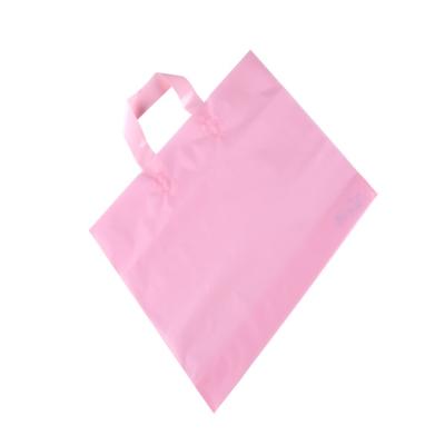 China Factory Wholesale Recyclable Custom Printing Good Quality Buckle Reusable Plastic Soft Handle Bags For Shopping for sale