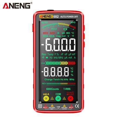 China ANENG 682 VA Reverse Display Multimeter Ammeter Buzzer Electric Measuring Tools 682 VA Rechargeable Multimeter Tester Teste for sale