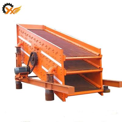 China Industrial Portable Fine Sand Three Deck Stone Vibrating Screen Te koop