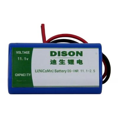 China NMC Cylindrical Lithium ion battery 10.8V 2.6Ah 2C Discharge Rate Battery Pack for LED Emergency Light for sale