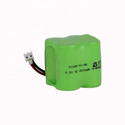 Κίνα 500 κύκλοι 4.8v SC 3000mah NiMh HRH23/43 Αναφορτιζόμενη μπαταρία για φωτισμό έκτακτης ανάγκης προς πώληση