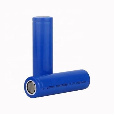 China INR8650 3.7v 2300mAh NCM  Li NiCoMh Lithium Ion Battery Cells with self-protection PTC CID for sale