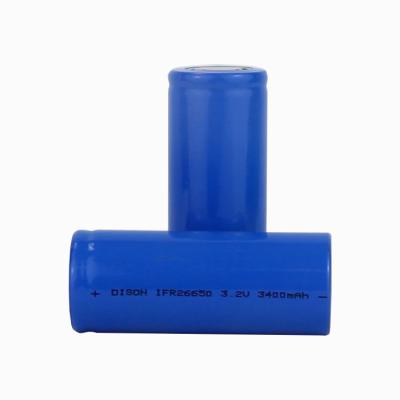 China LiFePo4 32700 3.2V 6000mAh LFP  Cylindrical Lithium Ion Battery with PTC Protection for sale