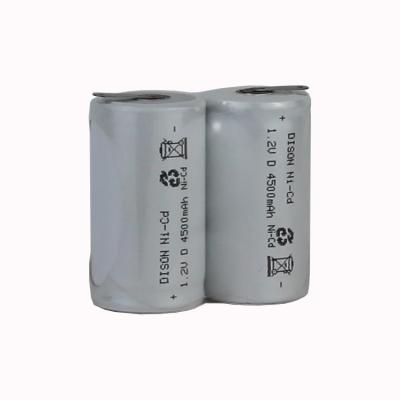 China High Low Temperature Ni Cd Rechargeable Battery D KRH33/62 2.4V 3.6ah for sale